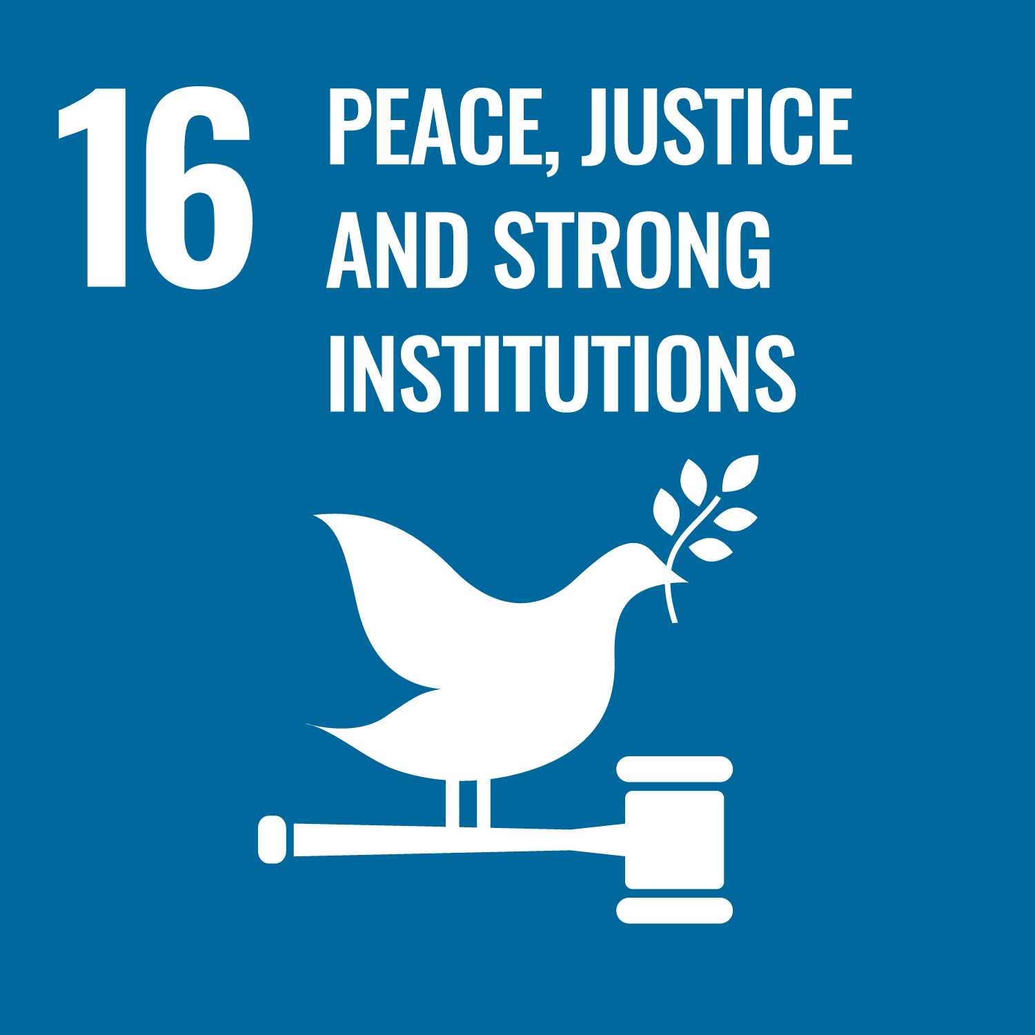 16: Peace, Justice and Strong Institutions